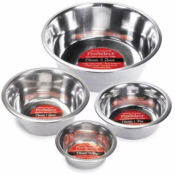 16 oz Pro Select Heavy Stainless Steel Mirror Finish Dish, Petedge, Mfr#: ZW150 16